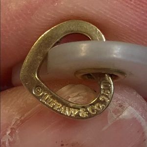Tiffany & Co. Jewelry - Authentic Tiffany mother of pearl heart pendant Tiffany & Co. Jewelry - Authentic Tiffany mother of pearl heart pendant